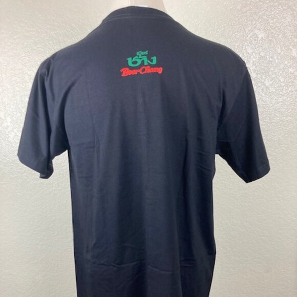 Sol Station Chang Beer Black, Green & White Elephanat Design T-Shirt Size 2XL - Picture 6 of 9